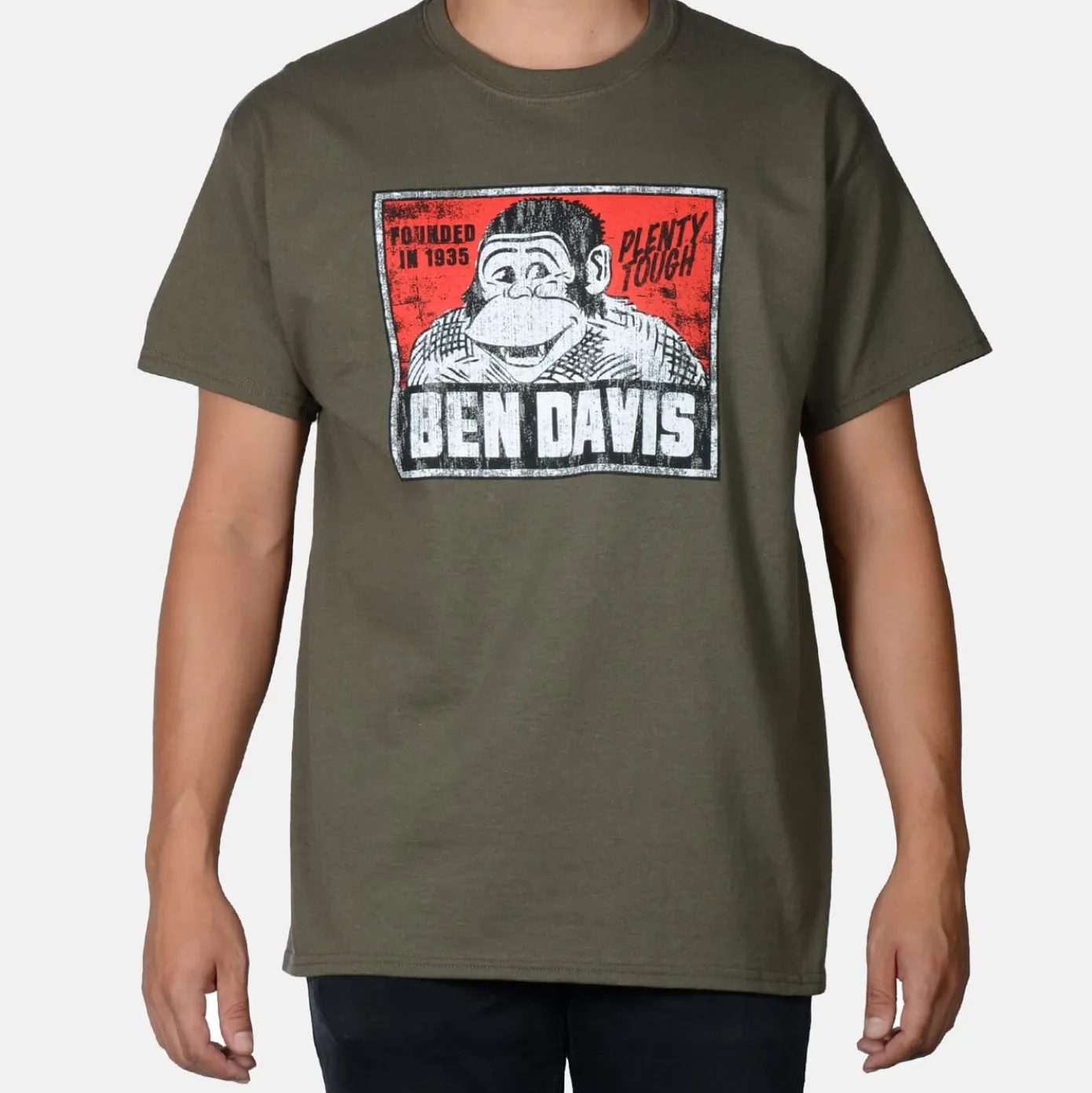 Vintage Logo T-Shirt - Olive